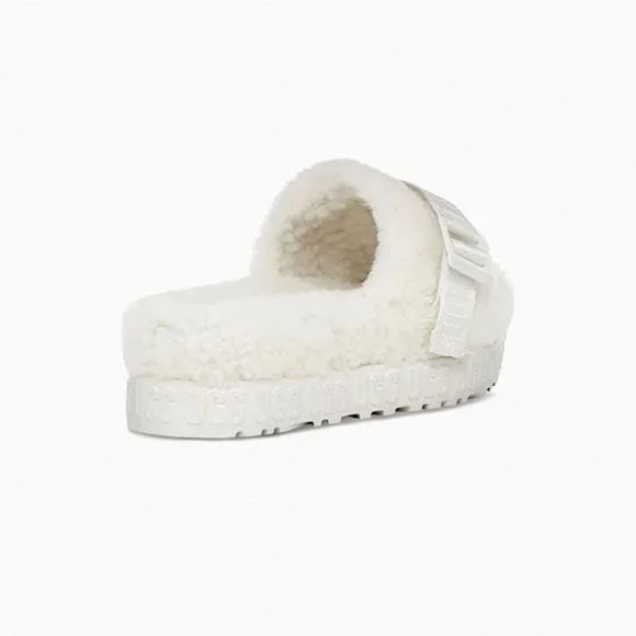 UGG Fluffita Womens Sheepskin Slipper Slides White UGG 1113475 NEW Multi Sz - Picture 5 of 7